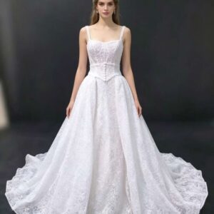 Romantha, dreamy lace two in one wedding dress