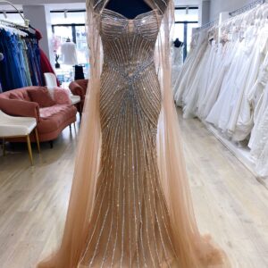 Champagne mermaid  gown